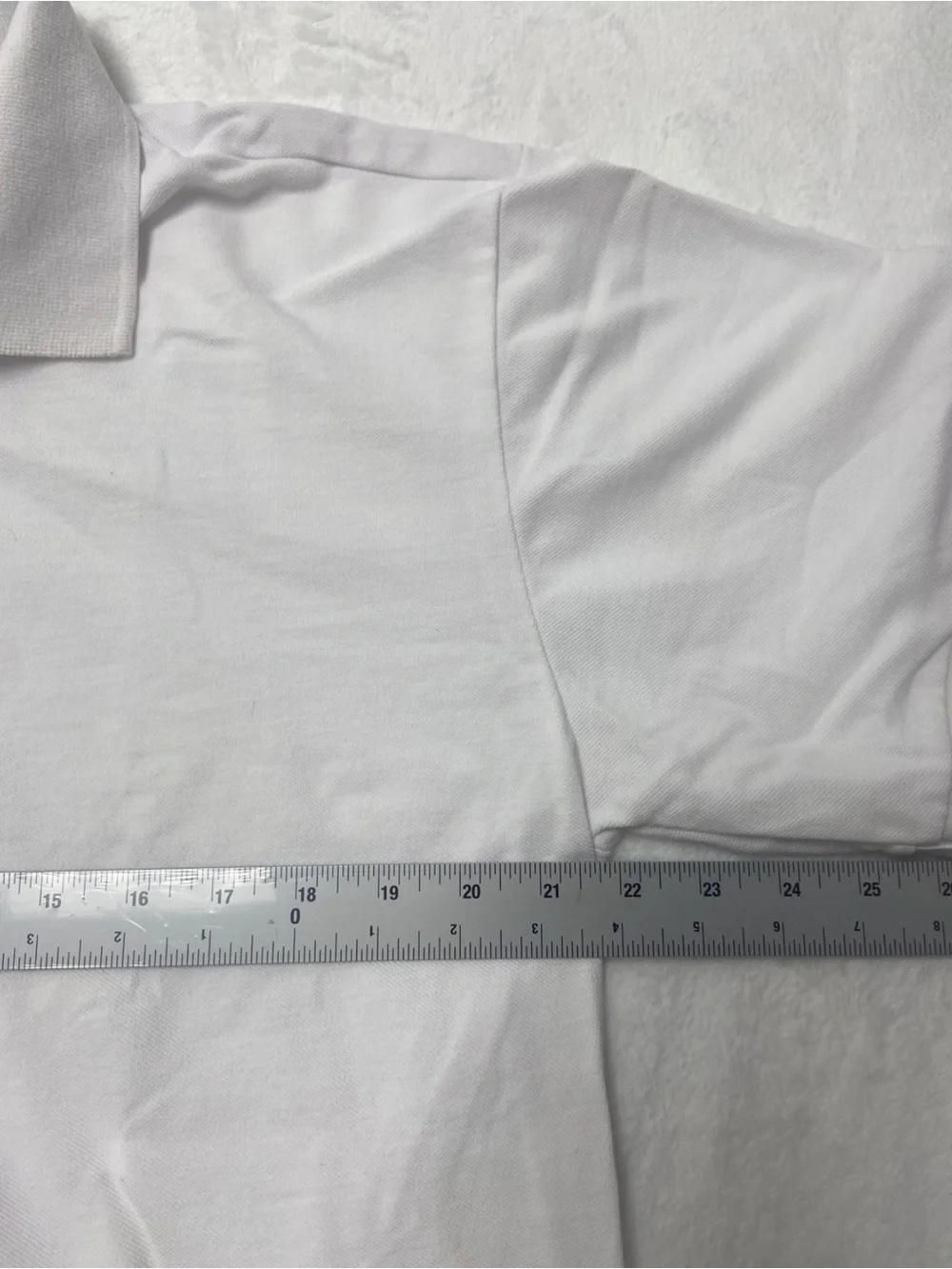 Classic Men's White Polo Shirt XL,Set of 4